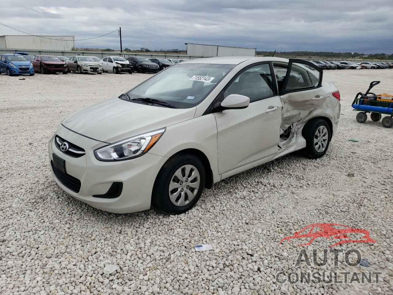 HYUNDAI ACCENT 2016 - KMHCT4AE8GU144853