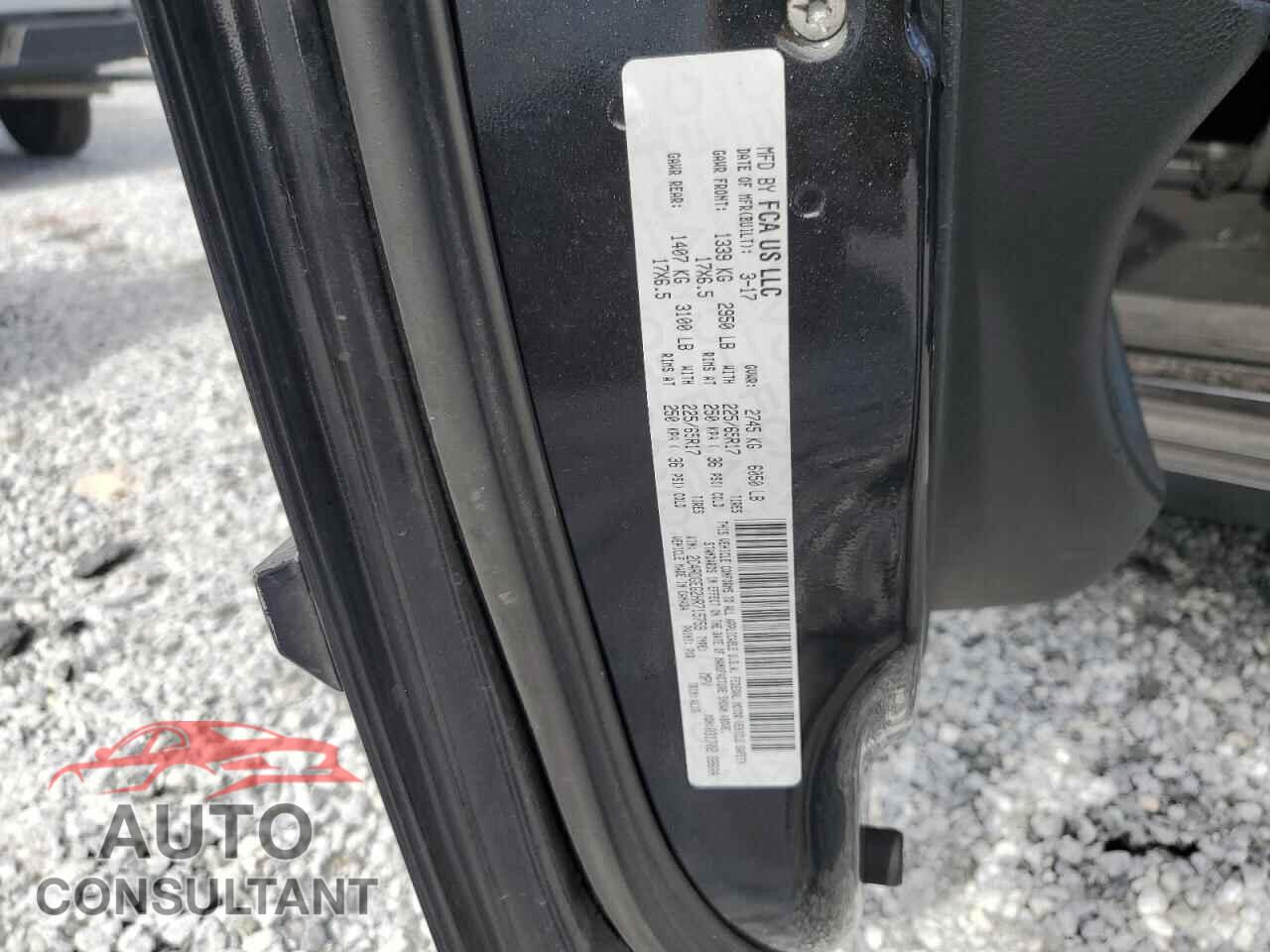 DODGE CARAVAN 2017 - 2C4RDGEG2HR715759