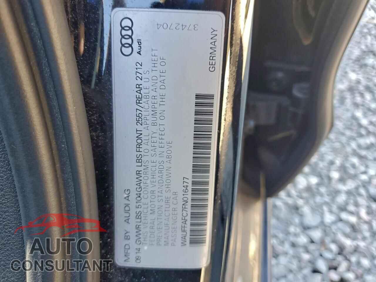 AUDI A6 2015 - WAUFFAFC7FN016477