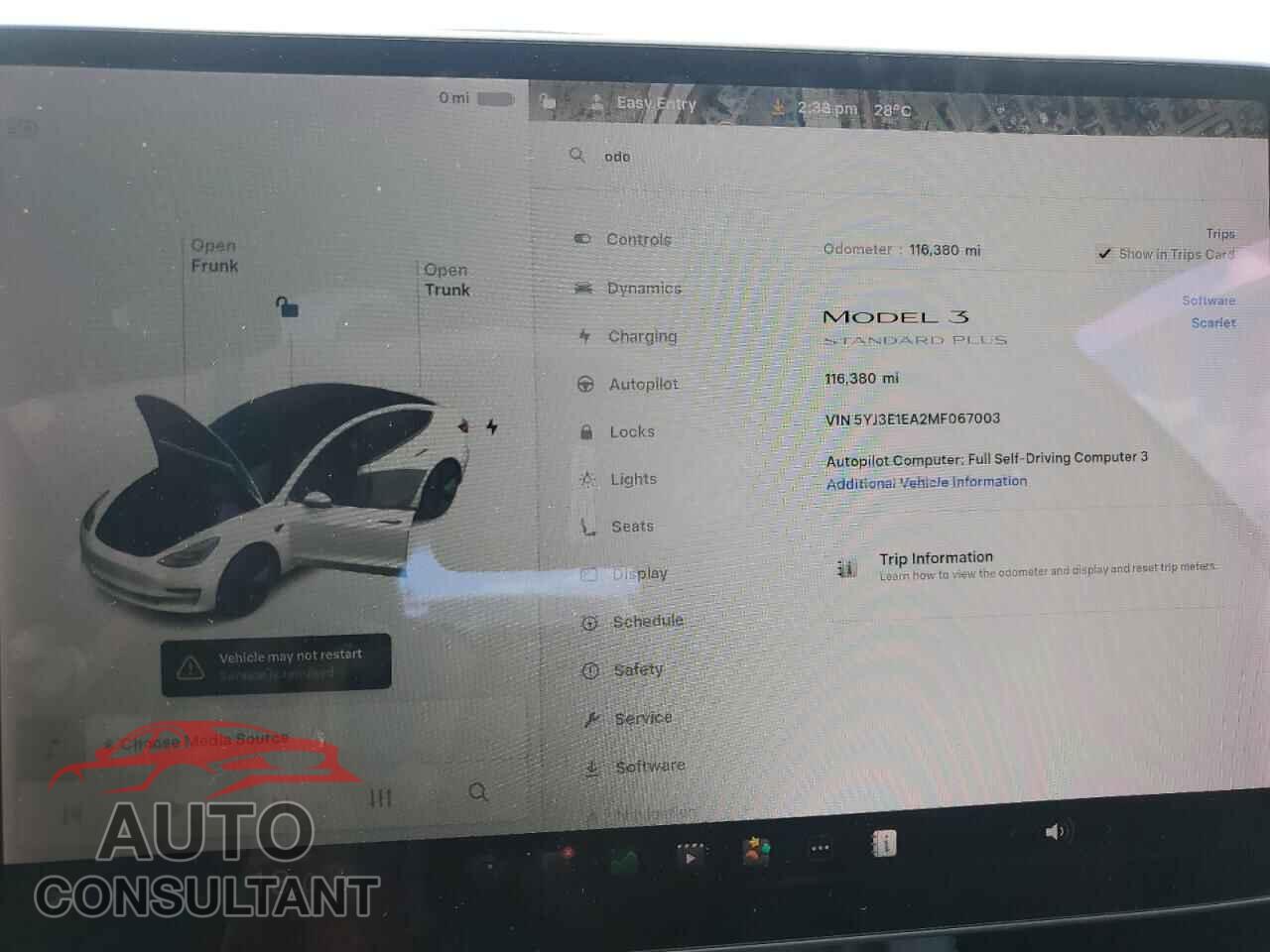 TESLA MODEL 3 2021 - 5YJ3E1EA2MF067003