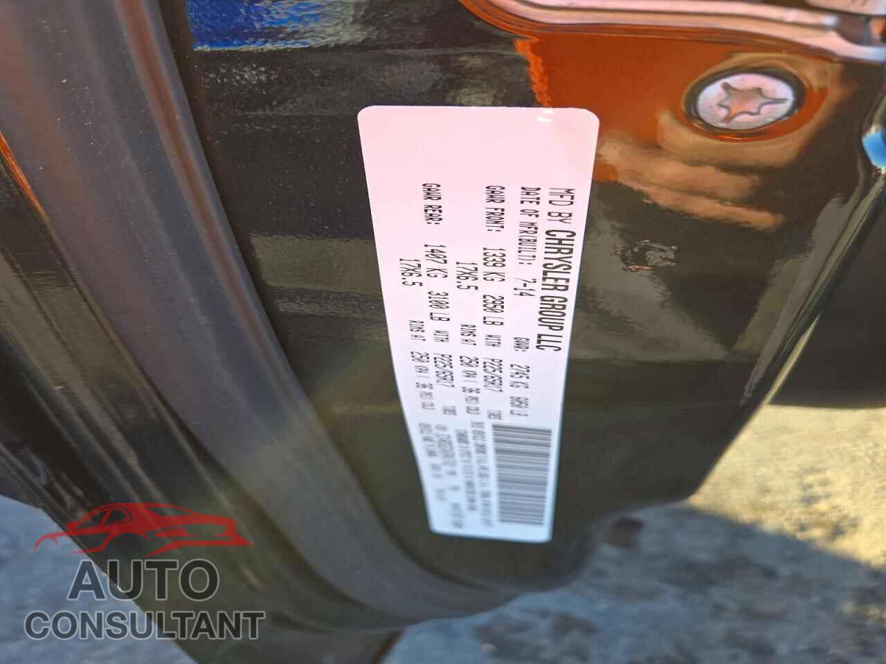 DODGE CARAVAN 2014 - 2C4RDGEG4ER417421