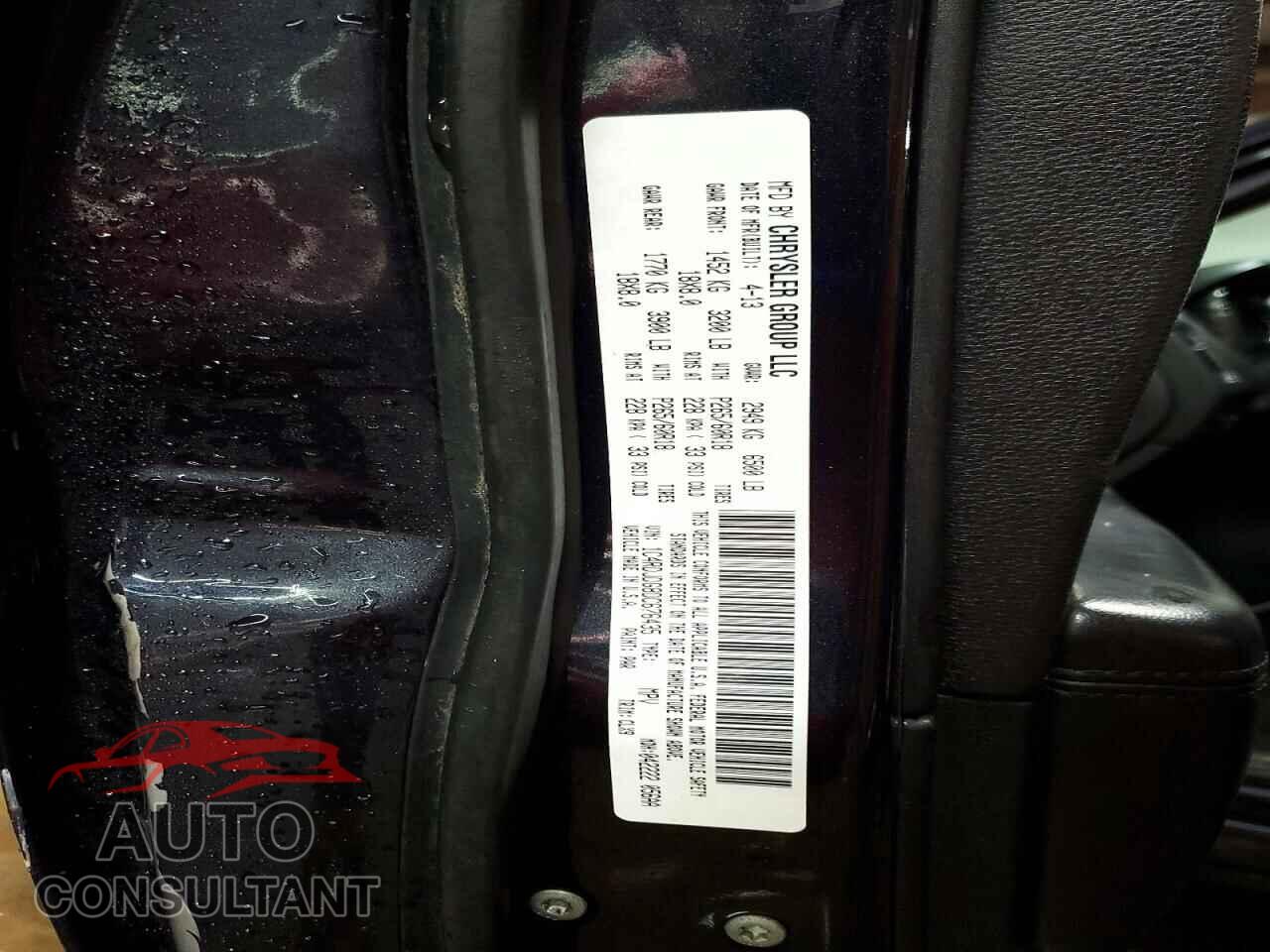 DODGE DURANGO 2013 - 1C4RDJDG8DC676435