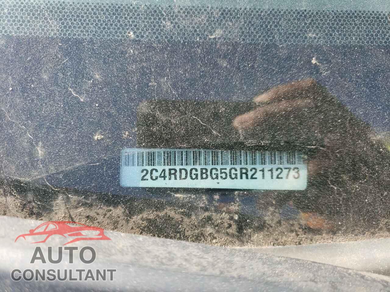 DODGE CARAVAN 2016 - 2C4RDGBG5GR211273