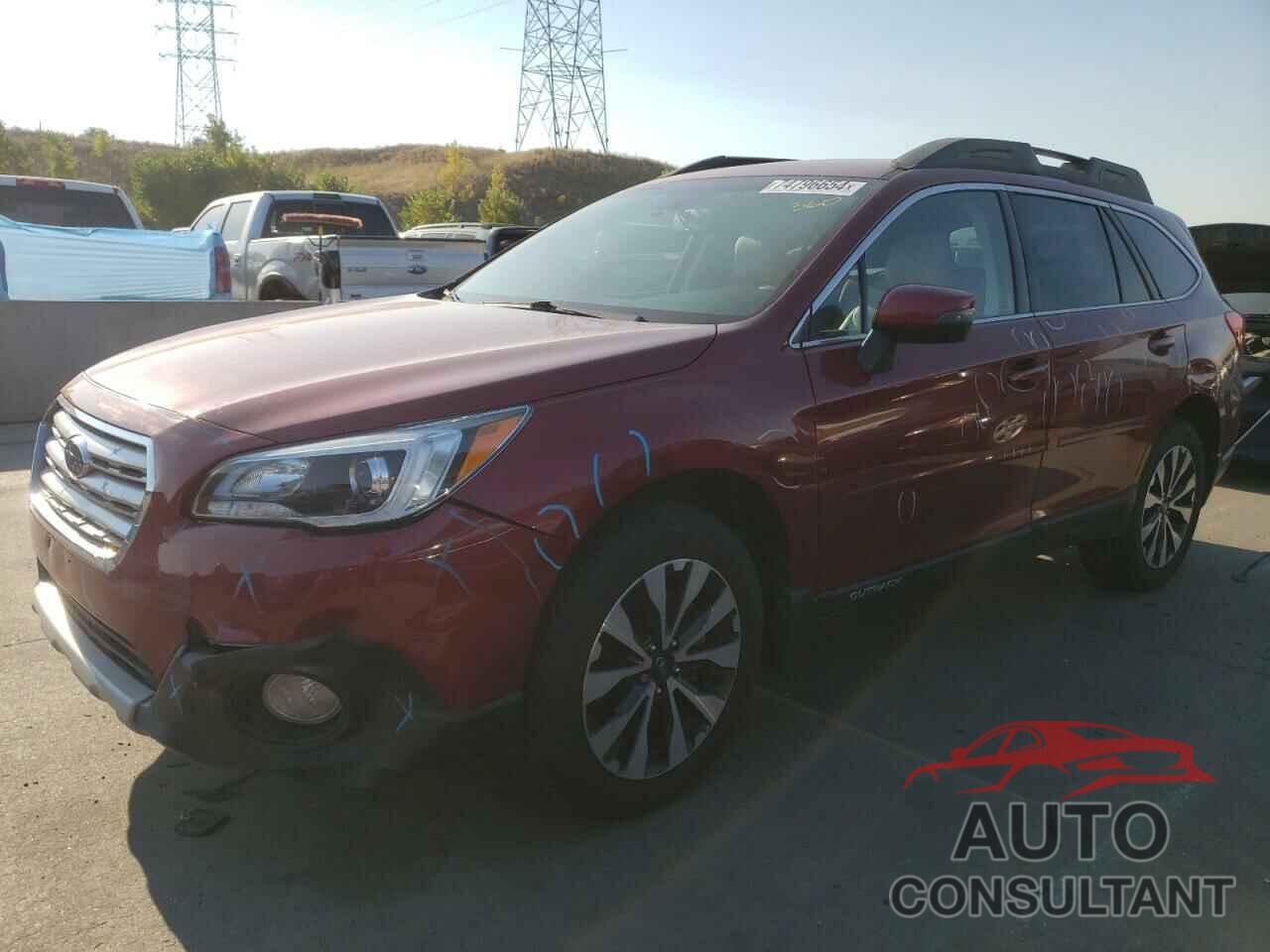 SUBARU OUTBACK 2016 - 4S4BSENC2G3360894