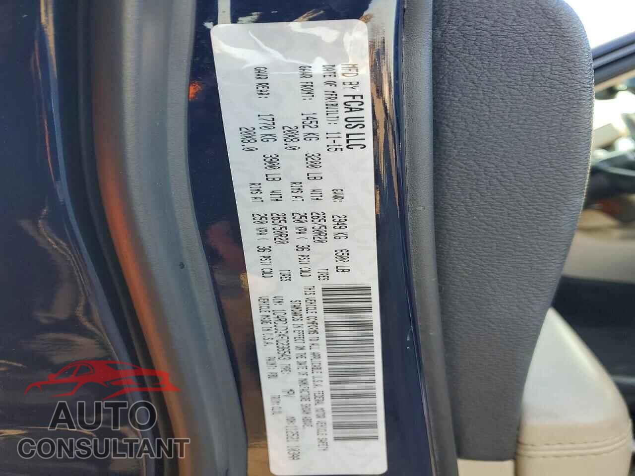 DODGE DURANGO 2015 - 1C4RDJDGXFC236543