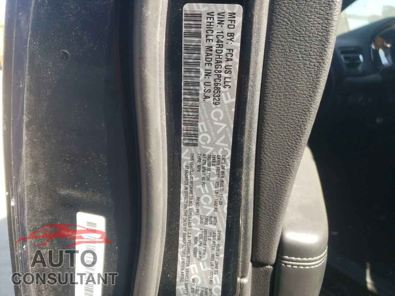 DODGE DURANGO 2023 - 1C4RDHAG8PC685329