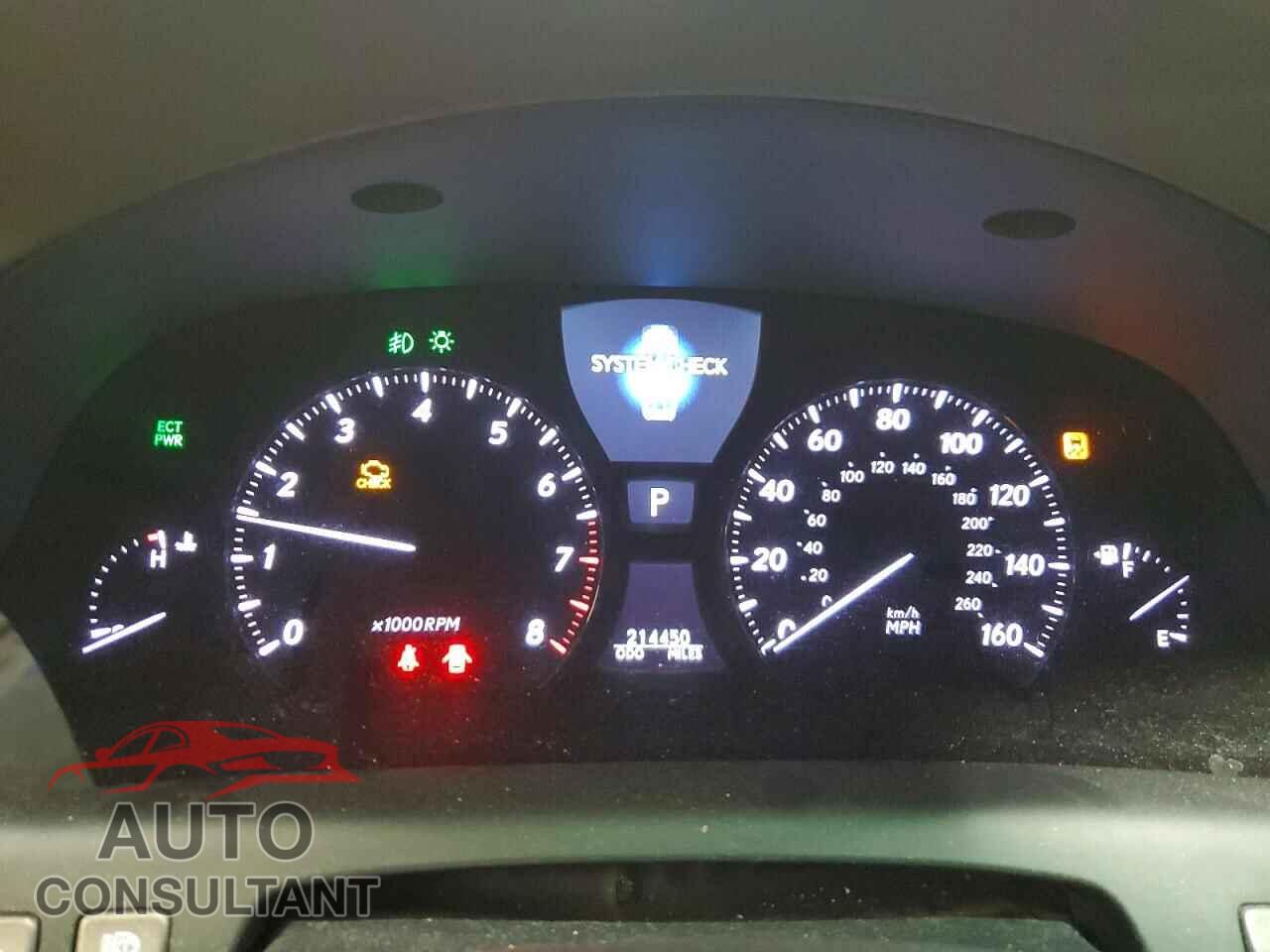 LEXUS LS460 2011 - JTHCL5EF3B5011027