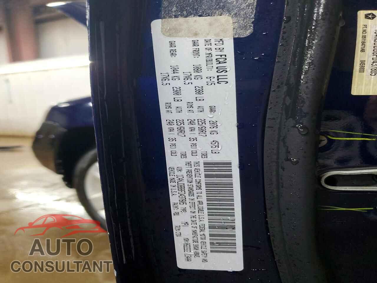 JEEP COMPASS 2015 - 1C4NJDBB8FD437805