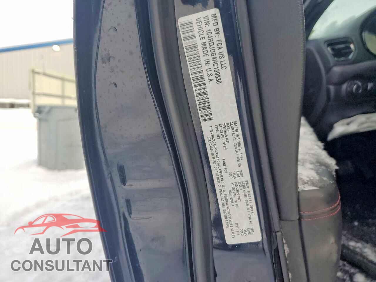 DODGE DURANGO 2024 - 1C4RDJDG4RC139830