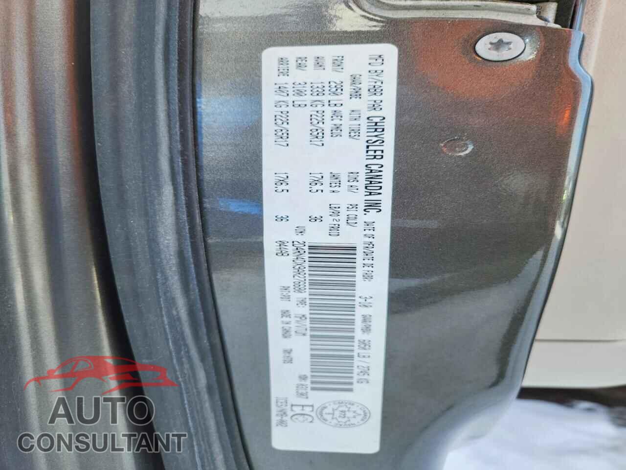 DODGE CARAVAN 2010 - 2D4RN4DX9AR276680