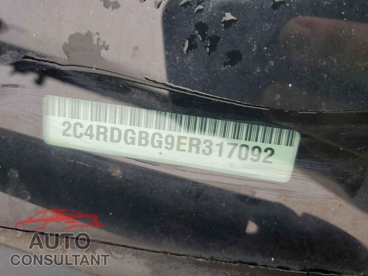 DODGE CARAVAN 2014 - 2C4RDGBG9ER317092