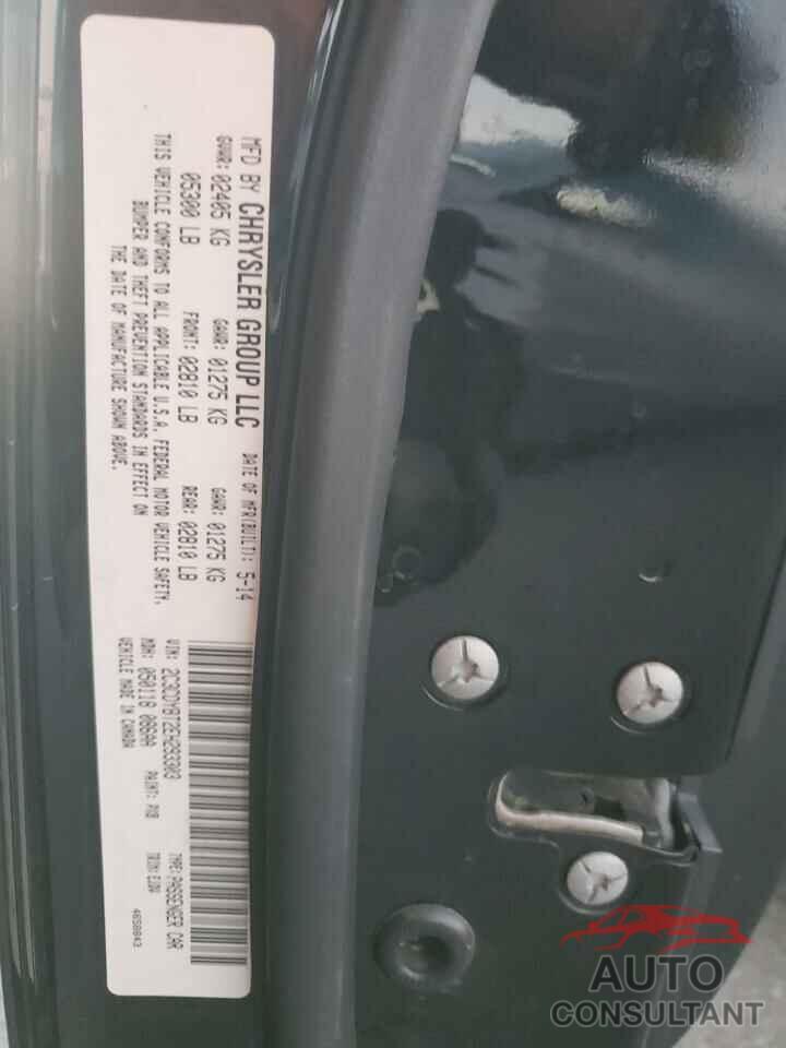 DODGE CHALLENGER 2014 - 2C3CDYBT2EH293303