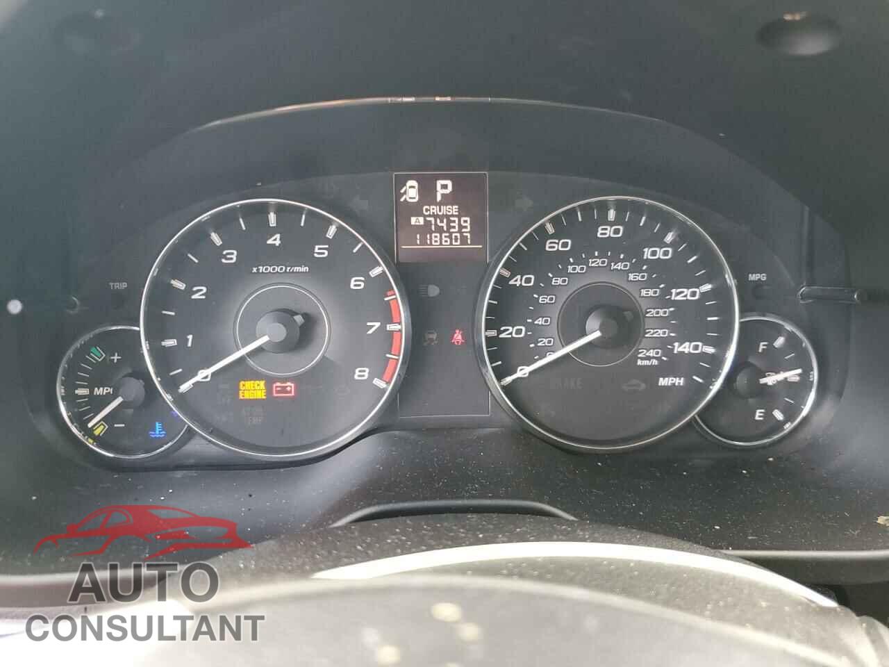 SUBARU OUTBACK 2012 - 4S4BRBCC6C3218300