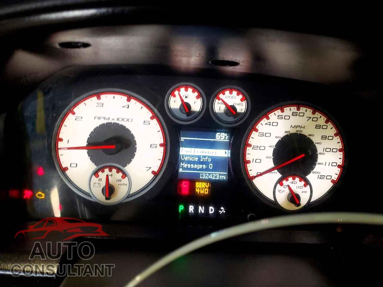 DODGE RAM 1500 2012 - 1C6RD7KT7CS215001