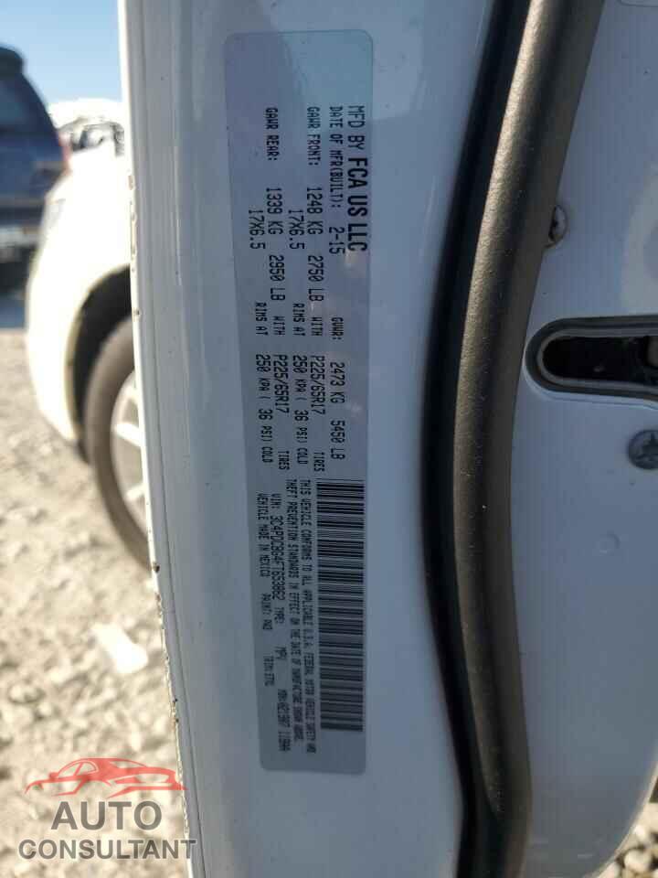 DODGE JOURNEY 2015 - 3C4PDCBG4FT653862
