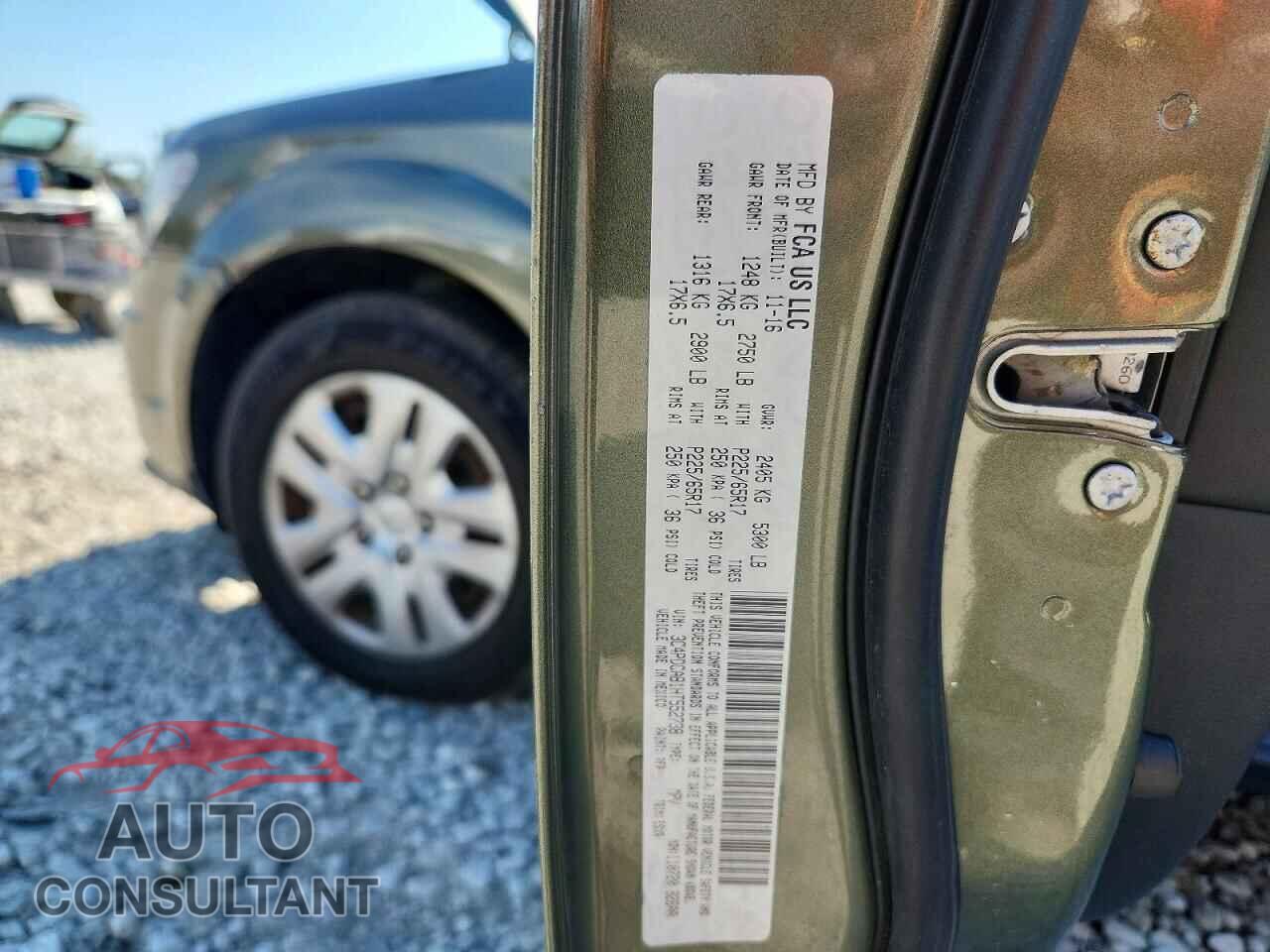 DODGE JOURNEY 2017 - 3C4PDCAB1HT552738