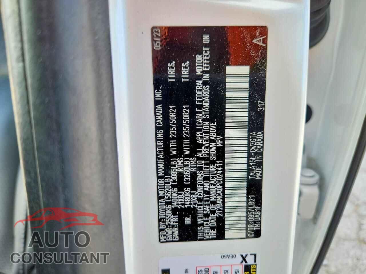 LEXUS RX350 2023 - 2T2BAMCA0PC024411