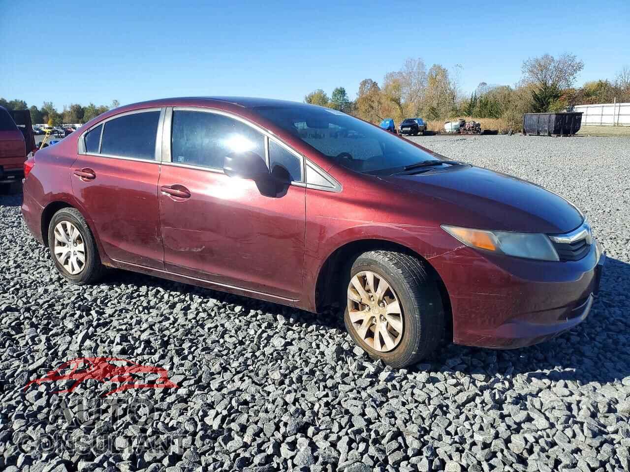 HONDA CIVIC 2012 - 19XFB2F55CE095587