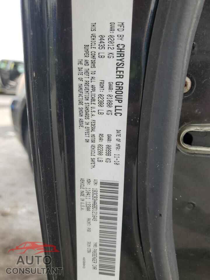 DODGE CALIBER 2011 - 1B3CB3HA6BD121649