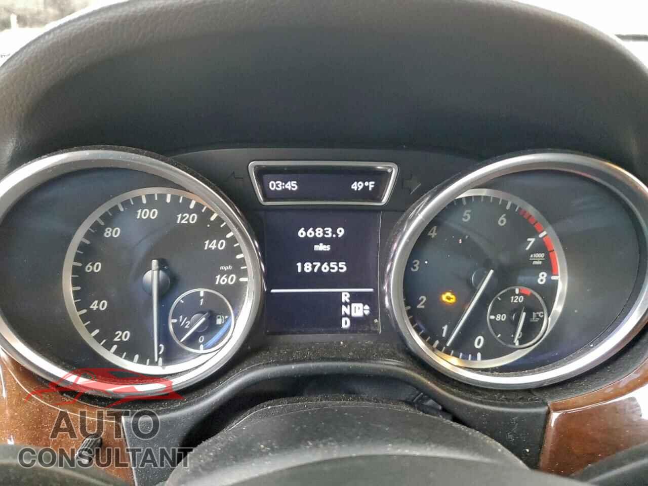 MERCEDES-BENZ M-CLASS 2012 - 4JGDA7DB9CA049727