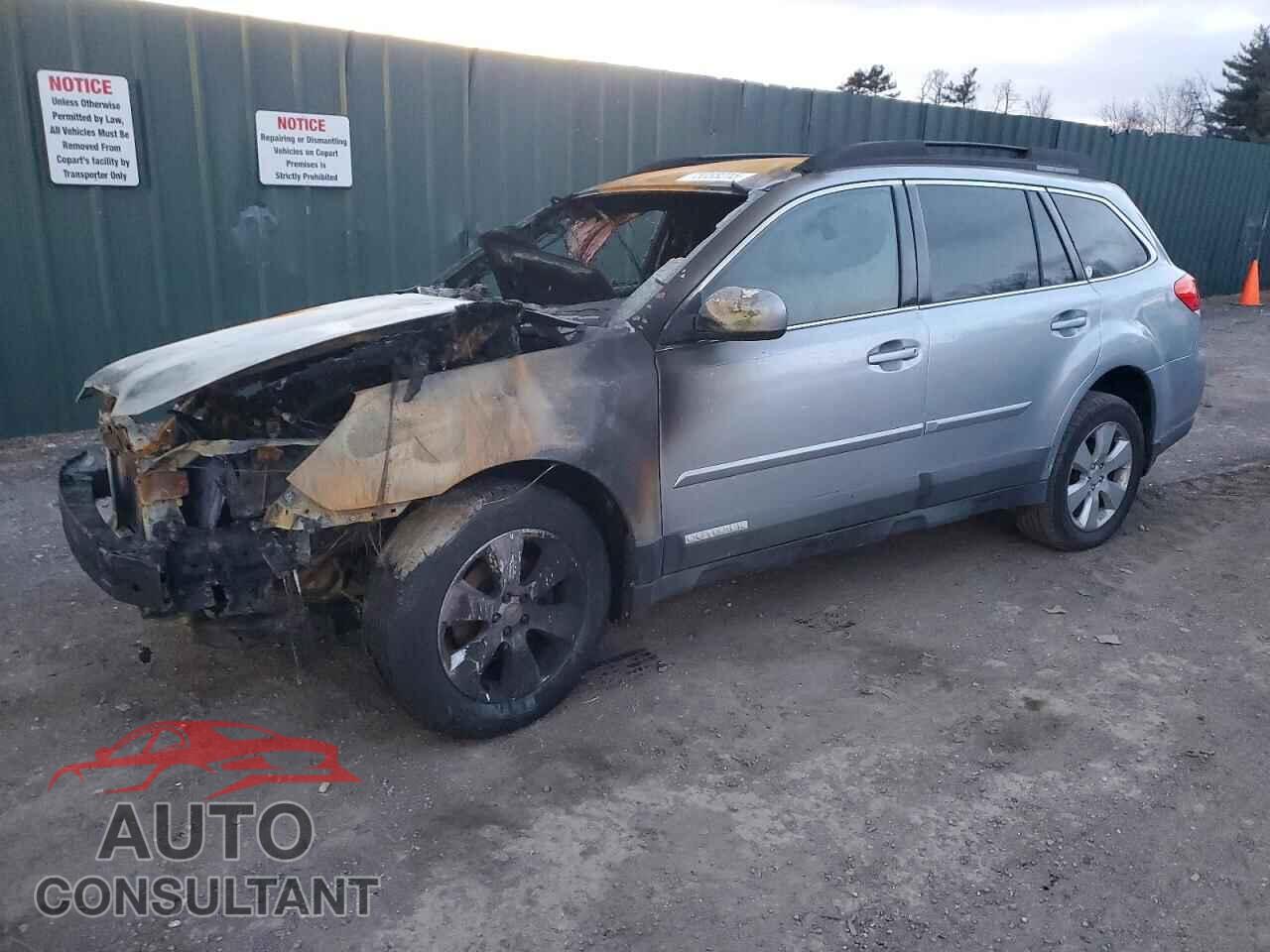 SUBARU OUTBACK 2012 - 4S4BRBCC8C3272116