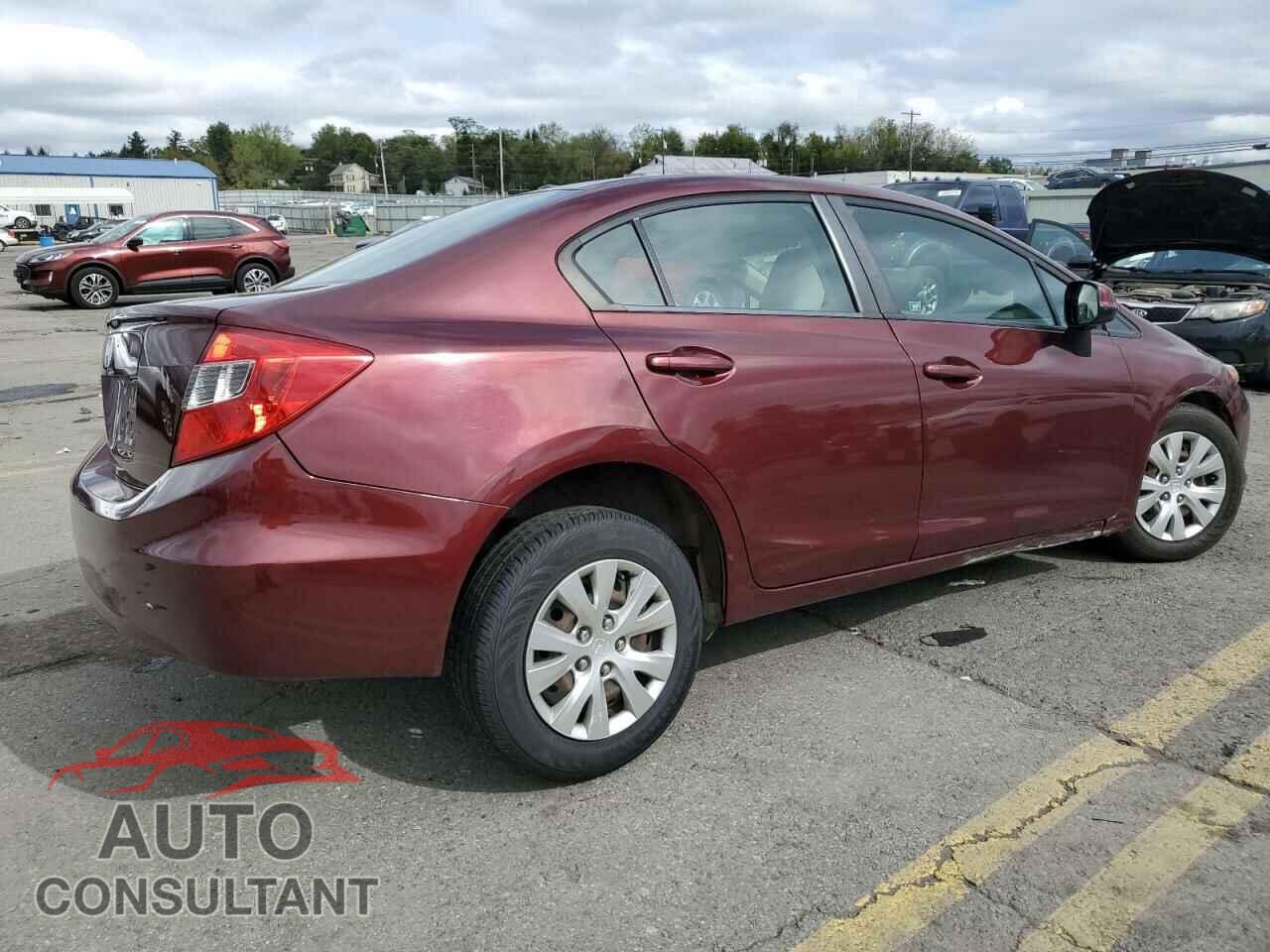 HONDA CIVIC 2012 - 19XFB2F58CE368294