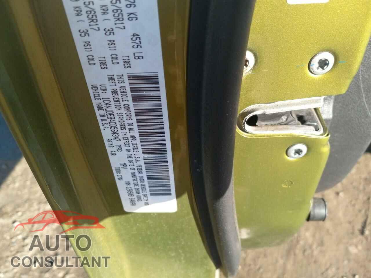 JEEP COMPASS 2012 - 1C4NJDEB4CD564347