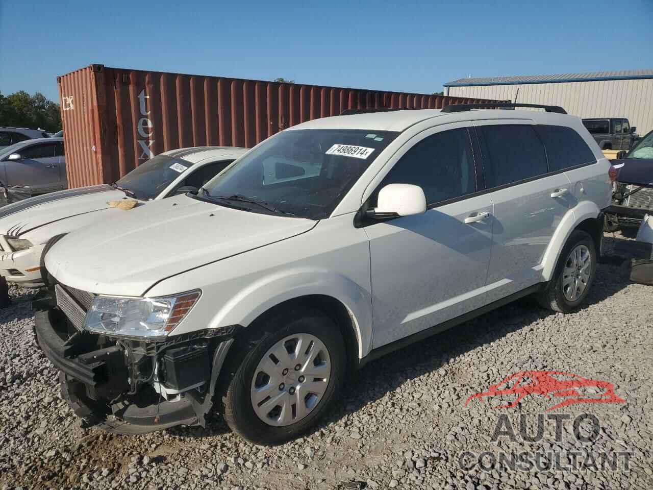 DODGE JOURNEY 2019 - 3C4PDCBB6KT872627