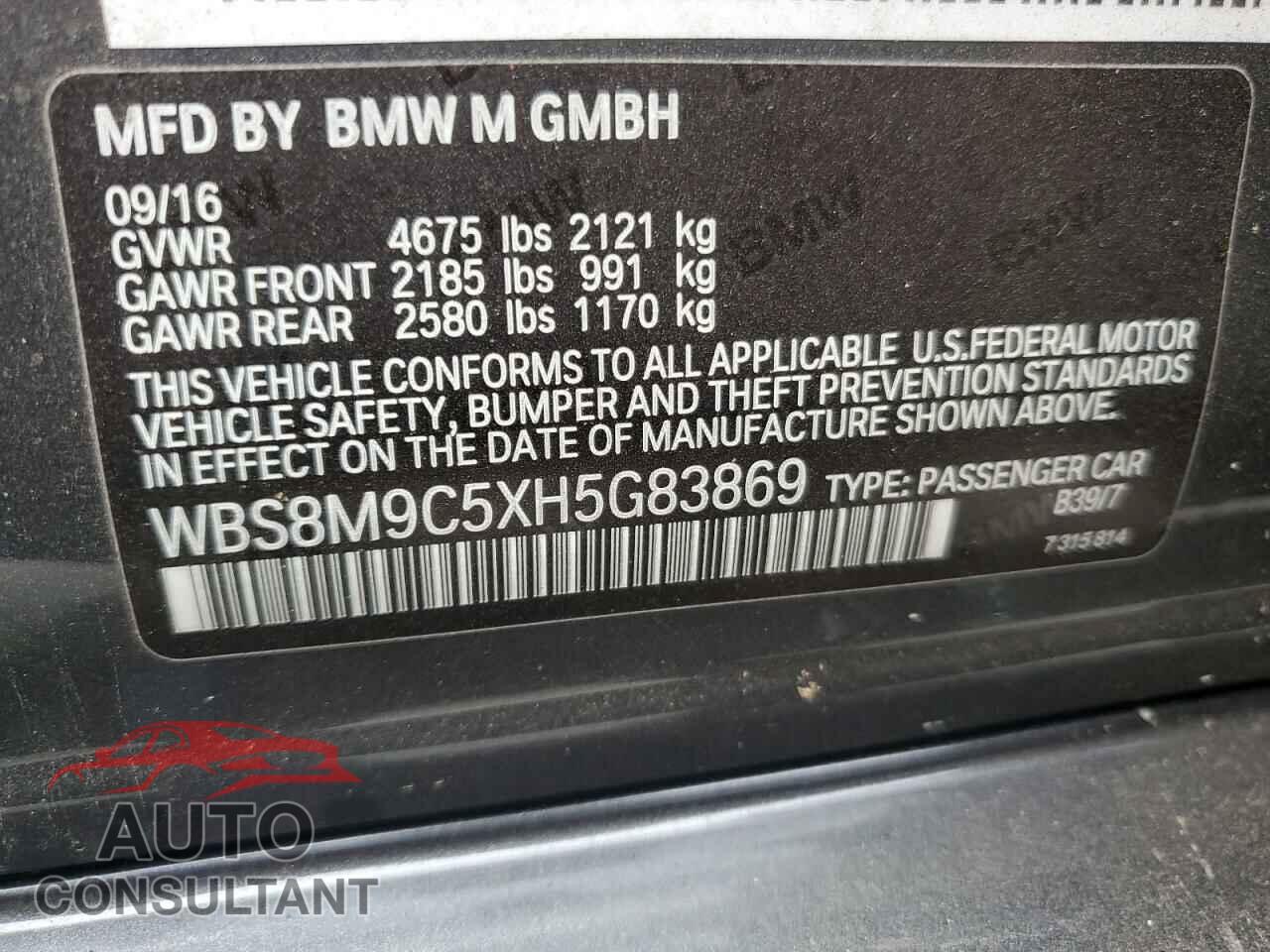 BMW M3 2017 - WBS8M9C5XH5G83869