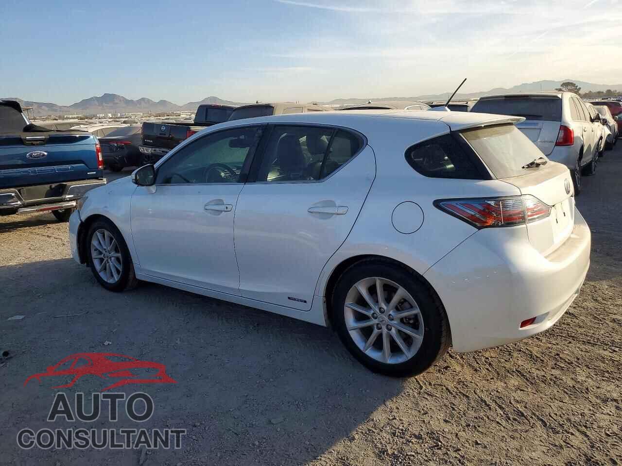 LEXUS CT 200 2012 - JTHKD5BH0C2069792
