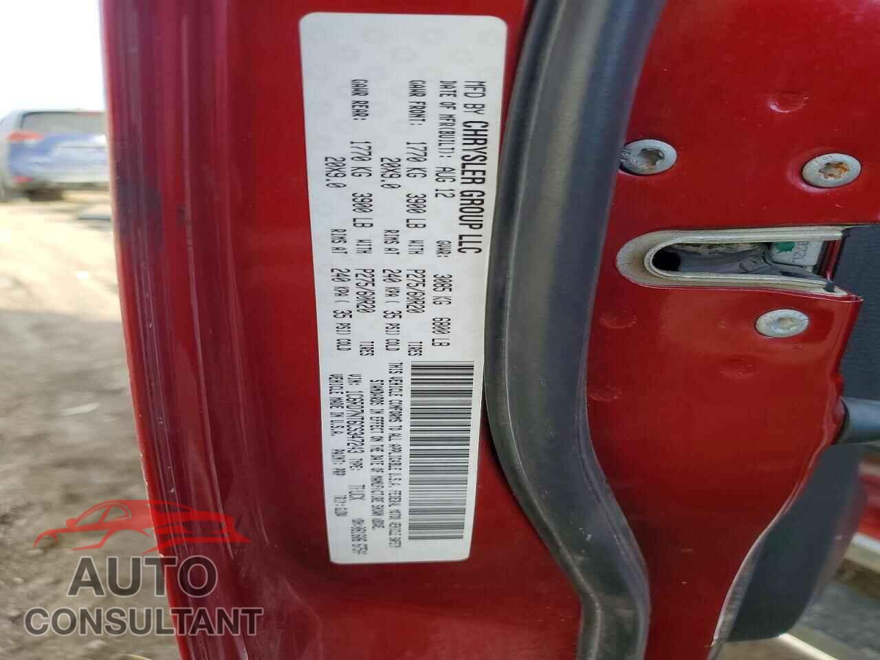DODGE RAM 1500 2012 - 1C6RD7NT6CS347243