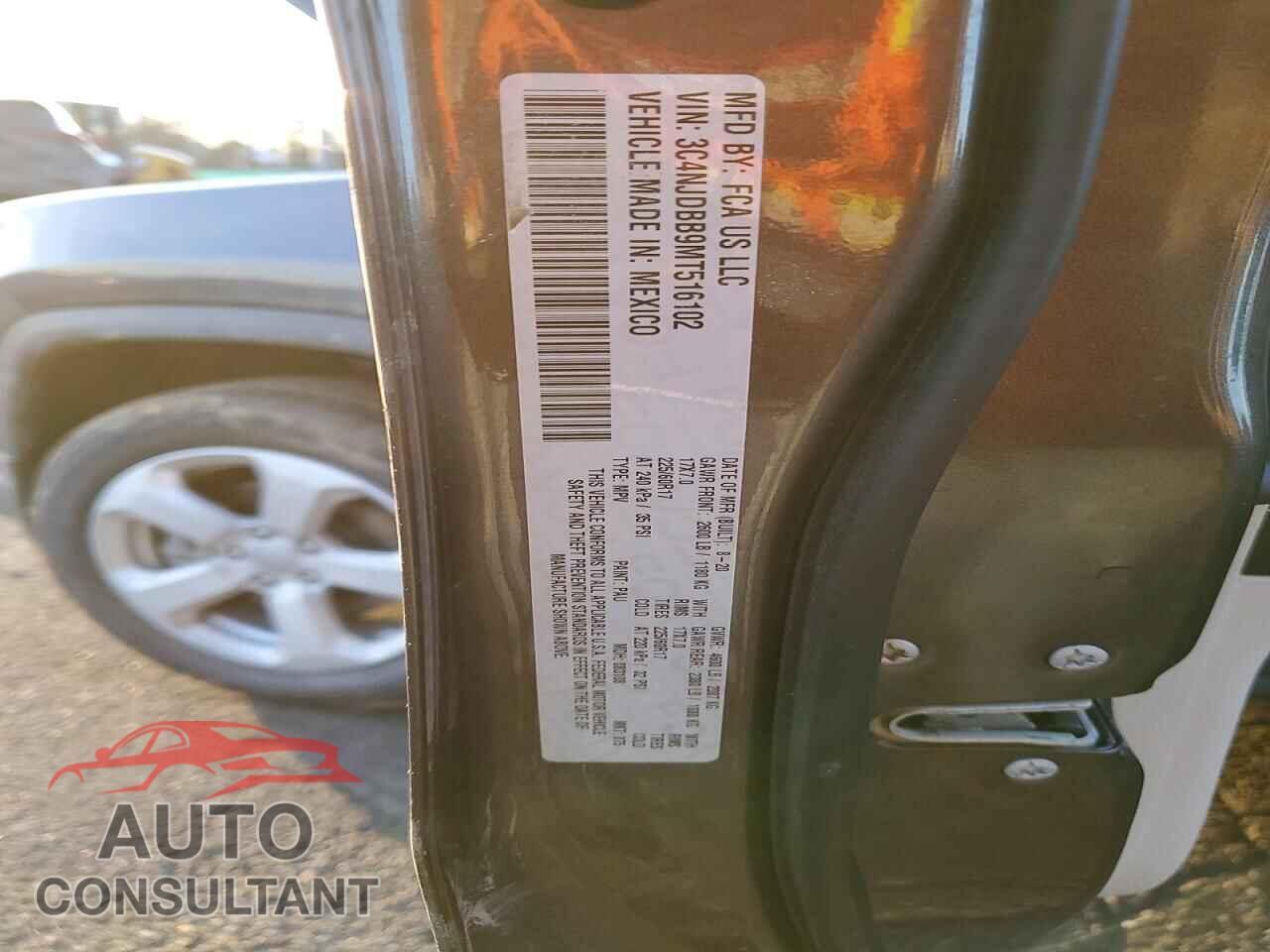 JEEP COMPASS 2021 - 3C4NJDBB9MT516102