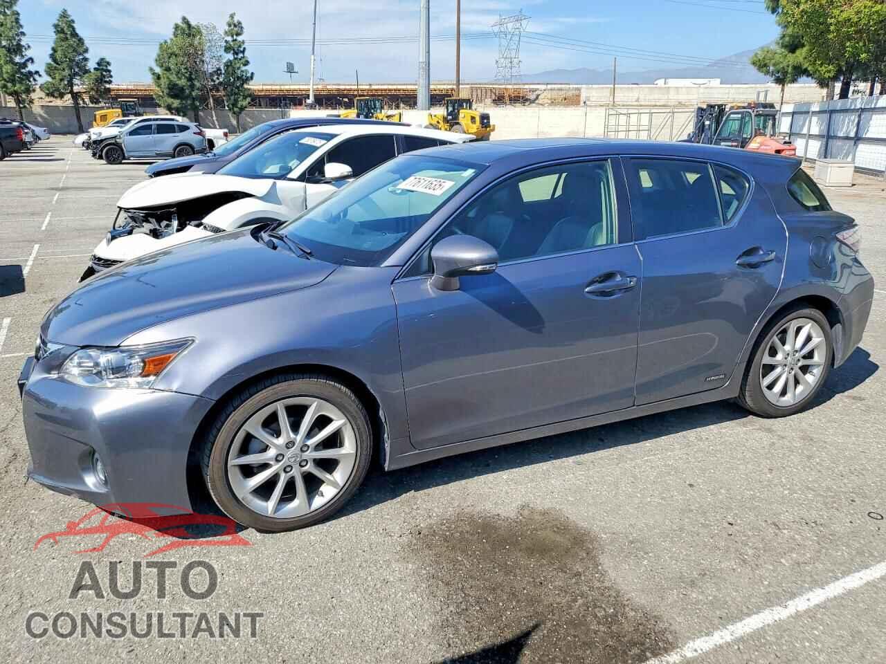 LEXUS CT 200 2012 - JTHKD5BH2C2109077