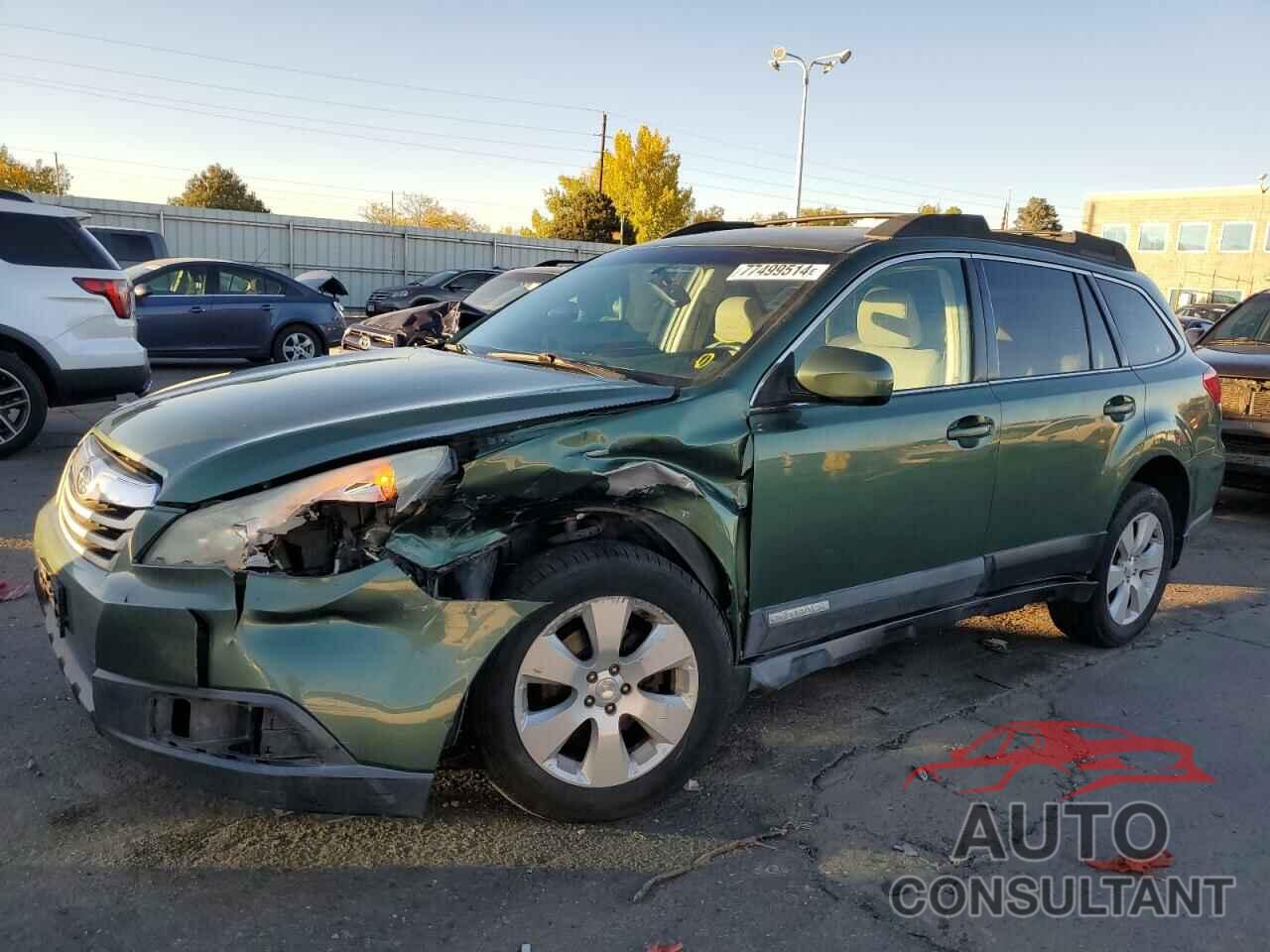 SUBARU OUTBACK 2011 - 4S4BRBCC3B3380092