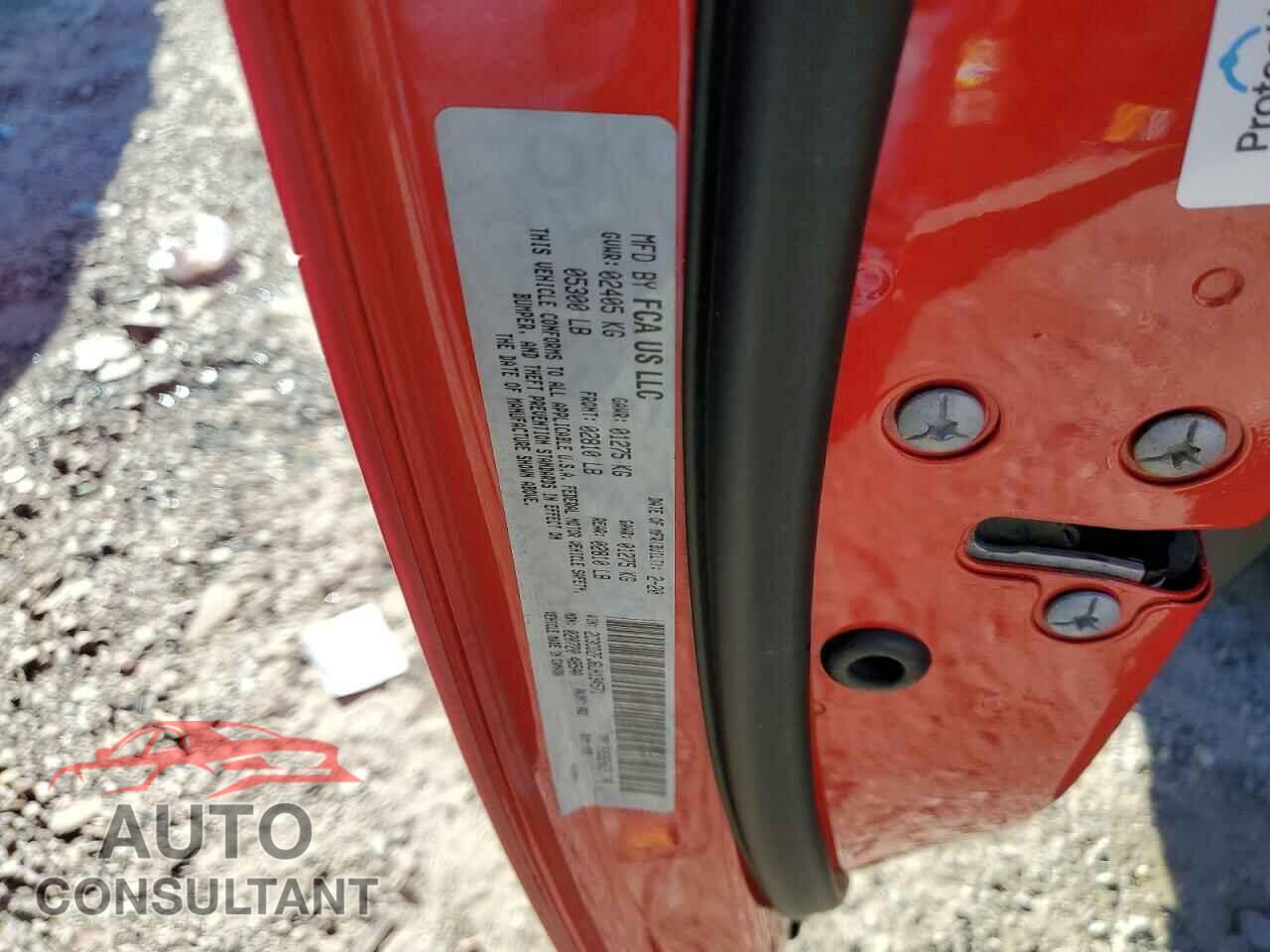 DODGE CHALLENGER 2020 - 2C3CDZFJ6LH134571