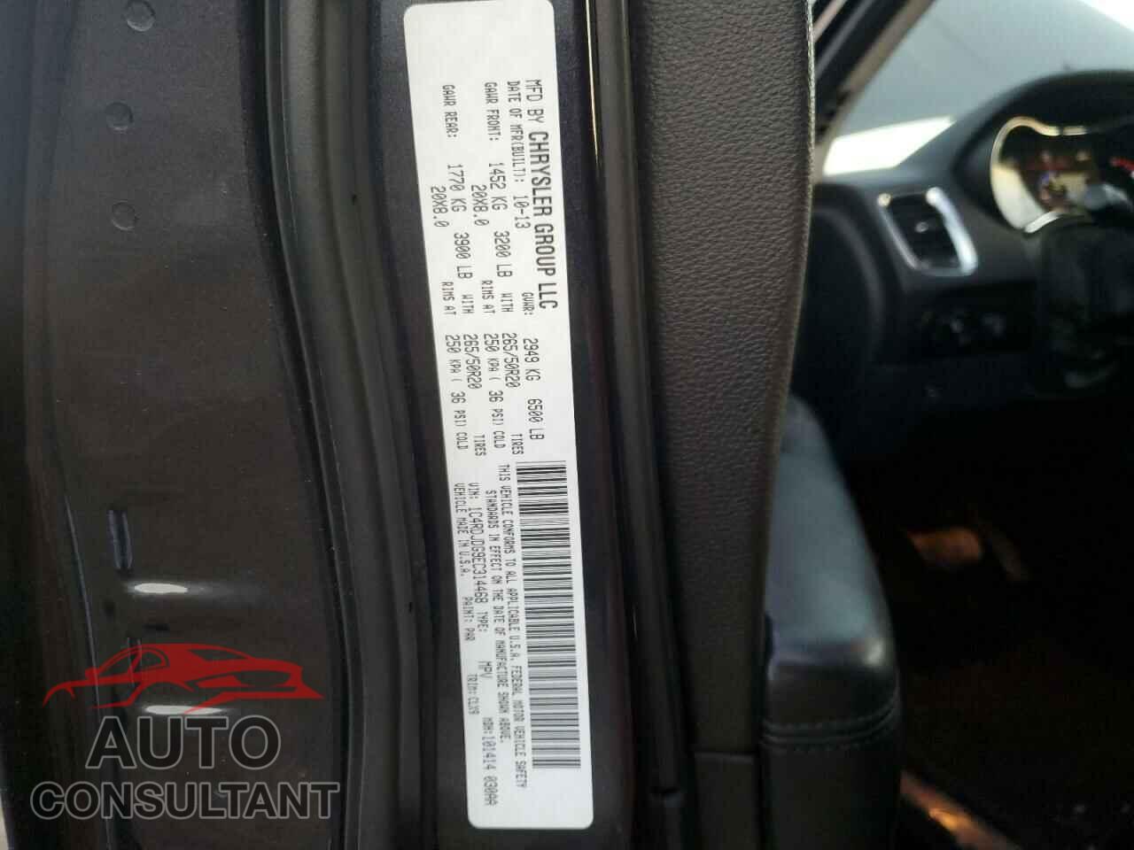 DODGE DURANGO 2014 - 1C4RDJDG9EC314468