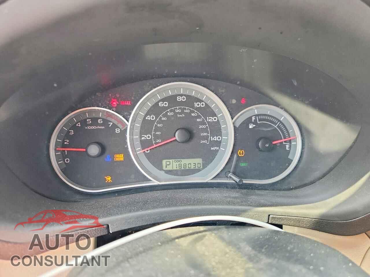 SUBARU IMPREZA 2010 - JF1GE6B60AH507302