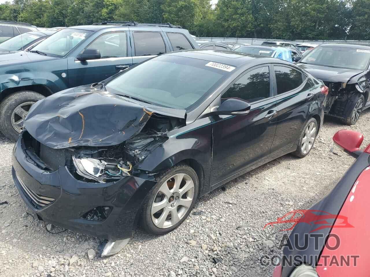 HYUNDAI ELANTRA 2013 - KMHDH4AE7DU572592