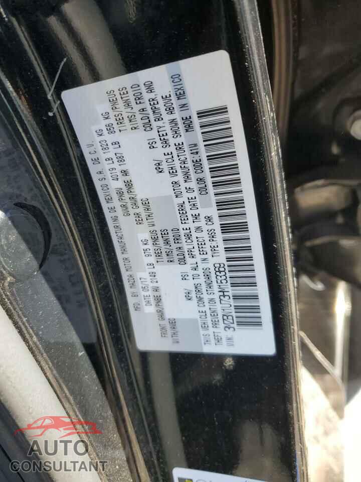 MAZDA 3 2017 - 3MZBN1U73HM153369