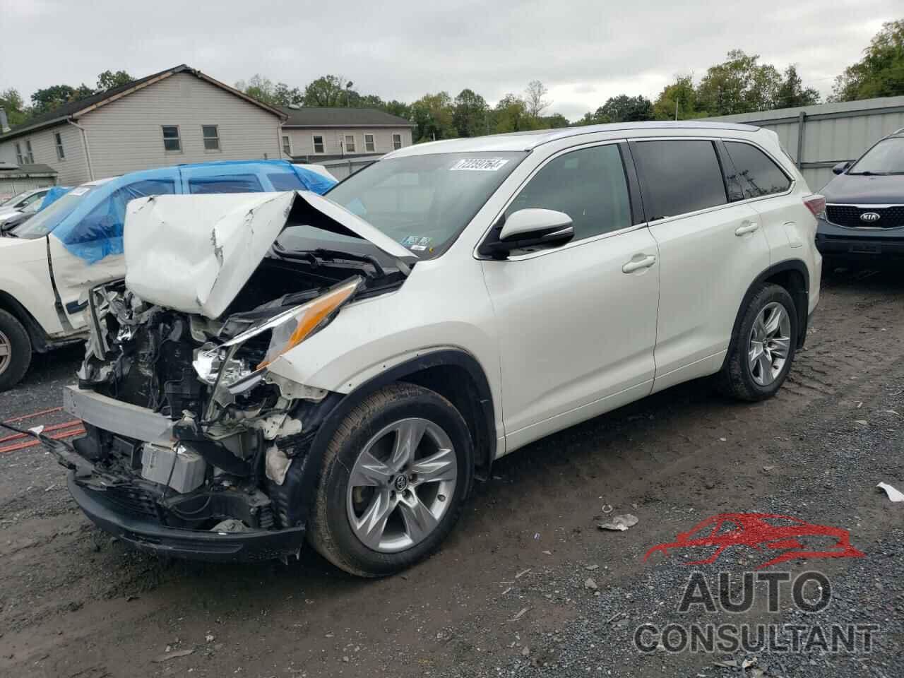 TOYOTA HIGHLANDER 2016 - 5TDDKRFH9GS354331