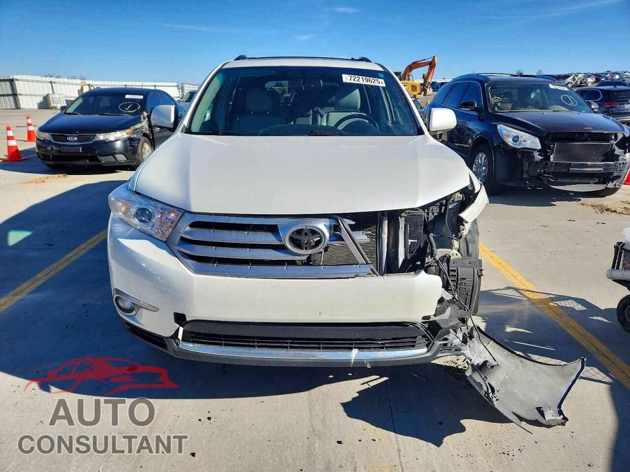 TOYOTA HIGHLANDER 2012 - 5TDYK3EH3CS055850