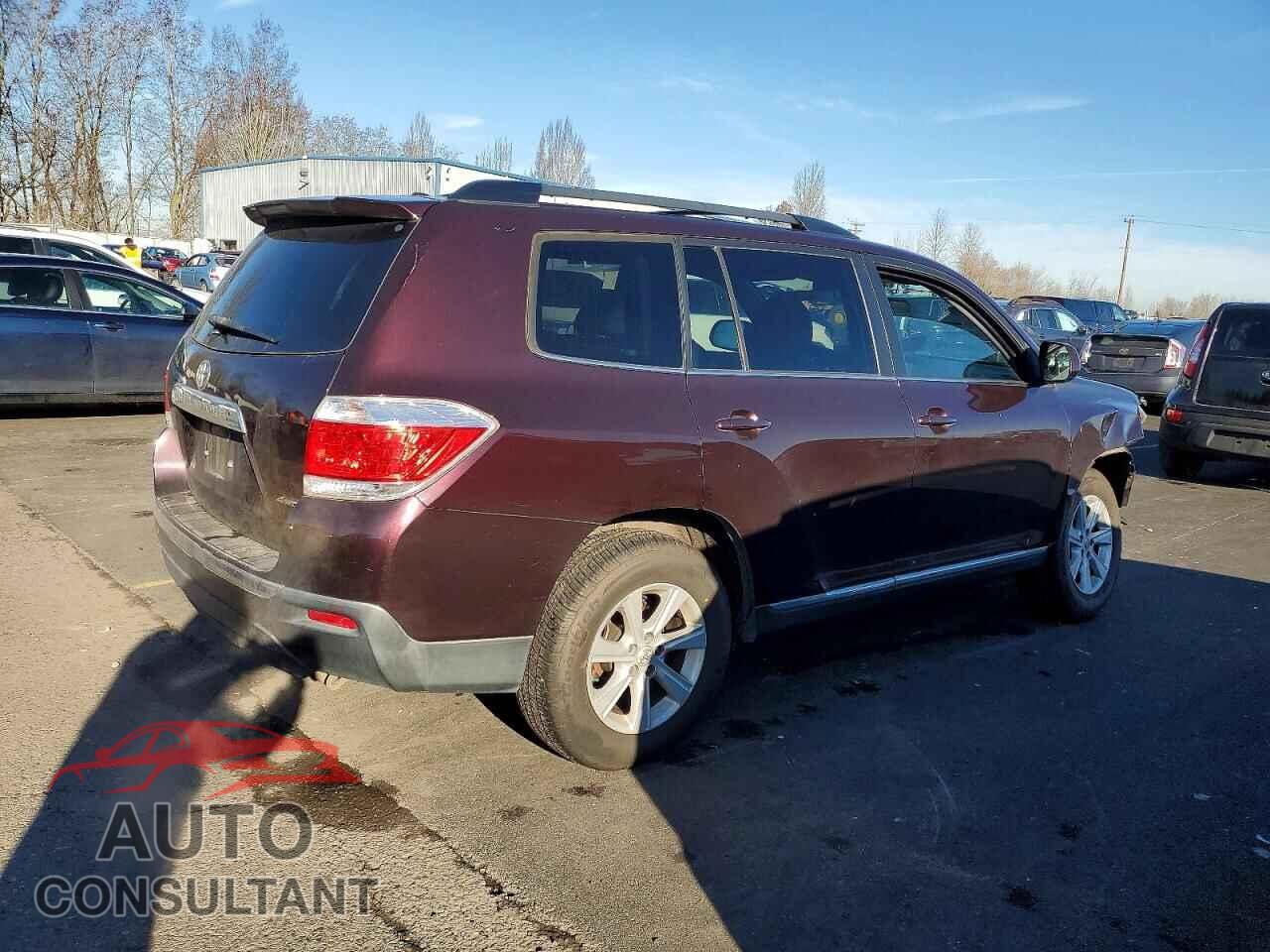 TOYOTA HIGHLANDER 2012 - 5TDBK3EH3CS094329