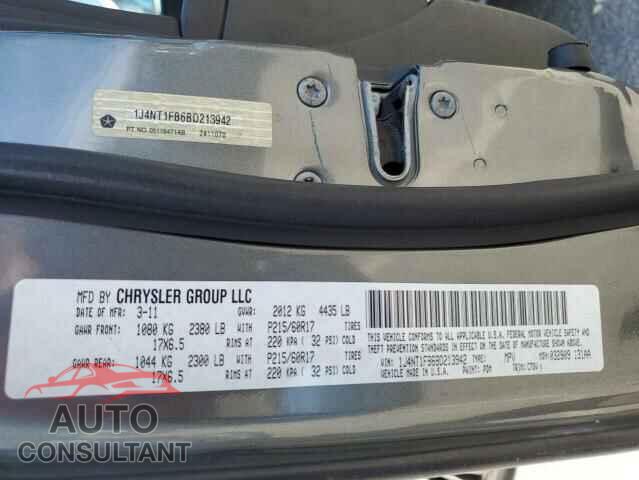 JEEP COMPASS 2011 - 1J4NT1FB6BD213942