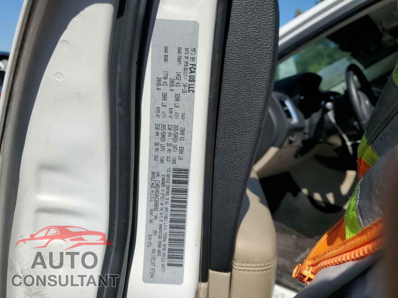 DODGE DURANGO 2017 - 1C4RDHAG4HC606093