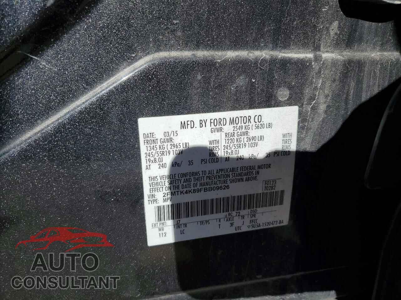 FORD EDGE 2015 - 2FMTK4K89FBB09626