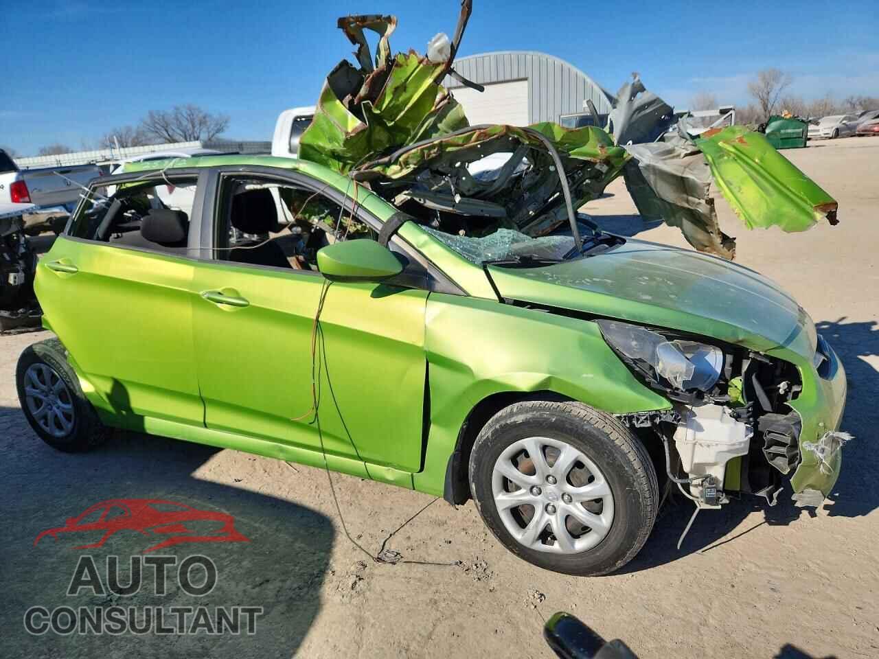 HYUNDAI ACCENT 2012 - KMHCT5AE3CU039282