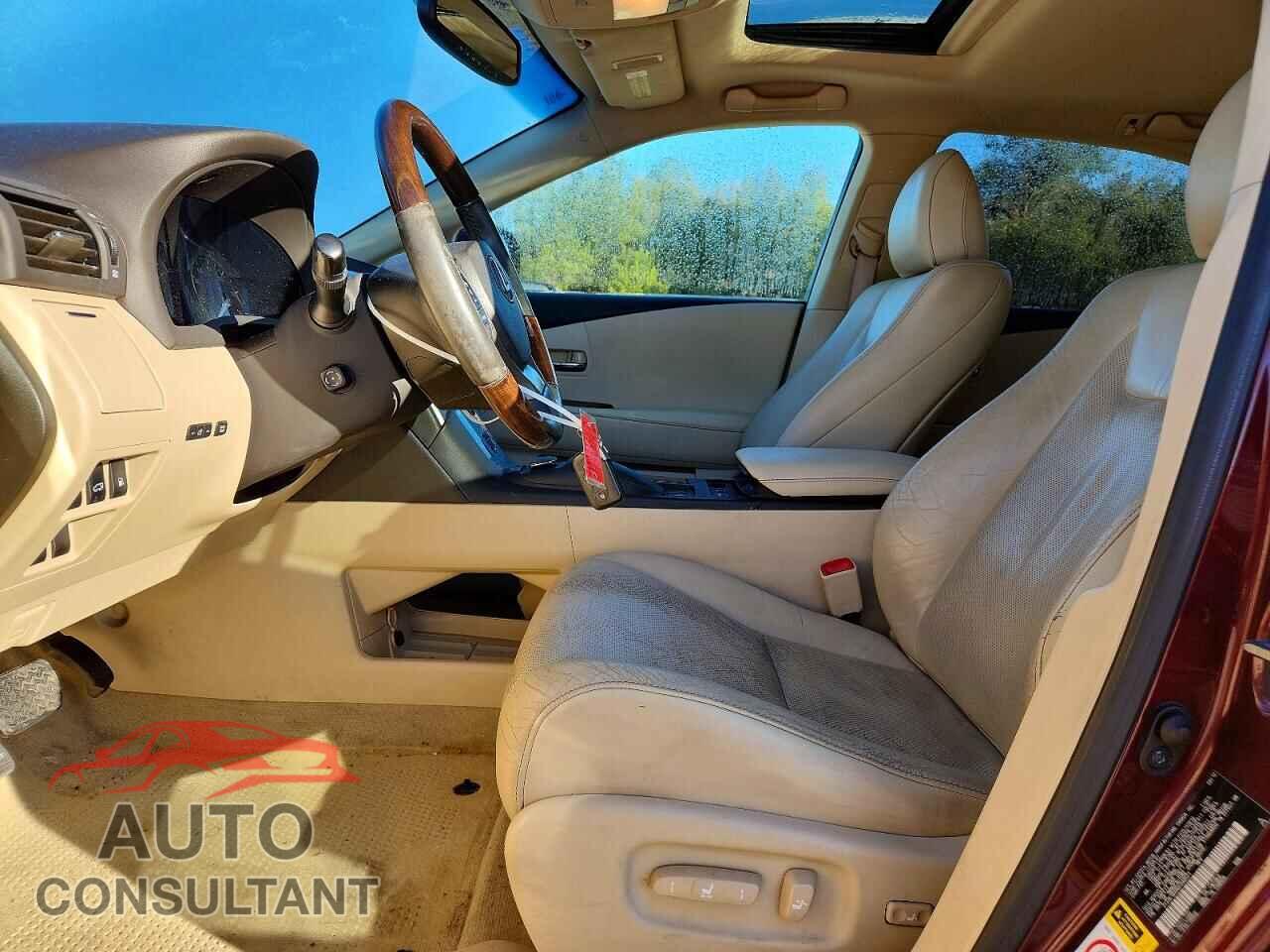 LEXUS RX350 2013 - 2T2ZK1BA9DC099521