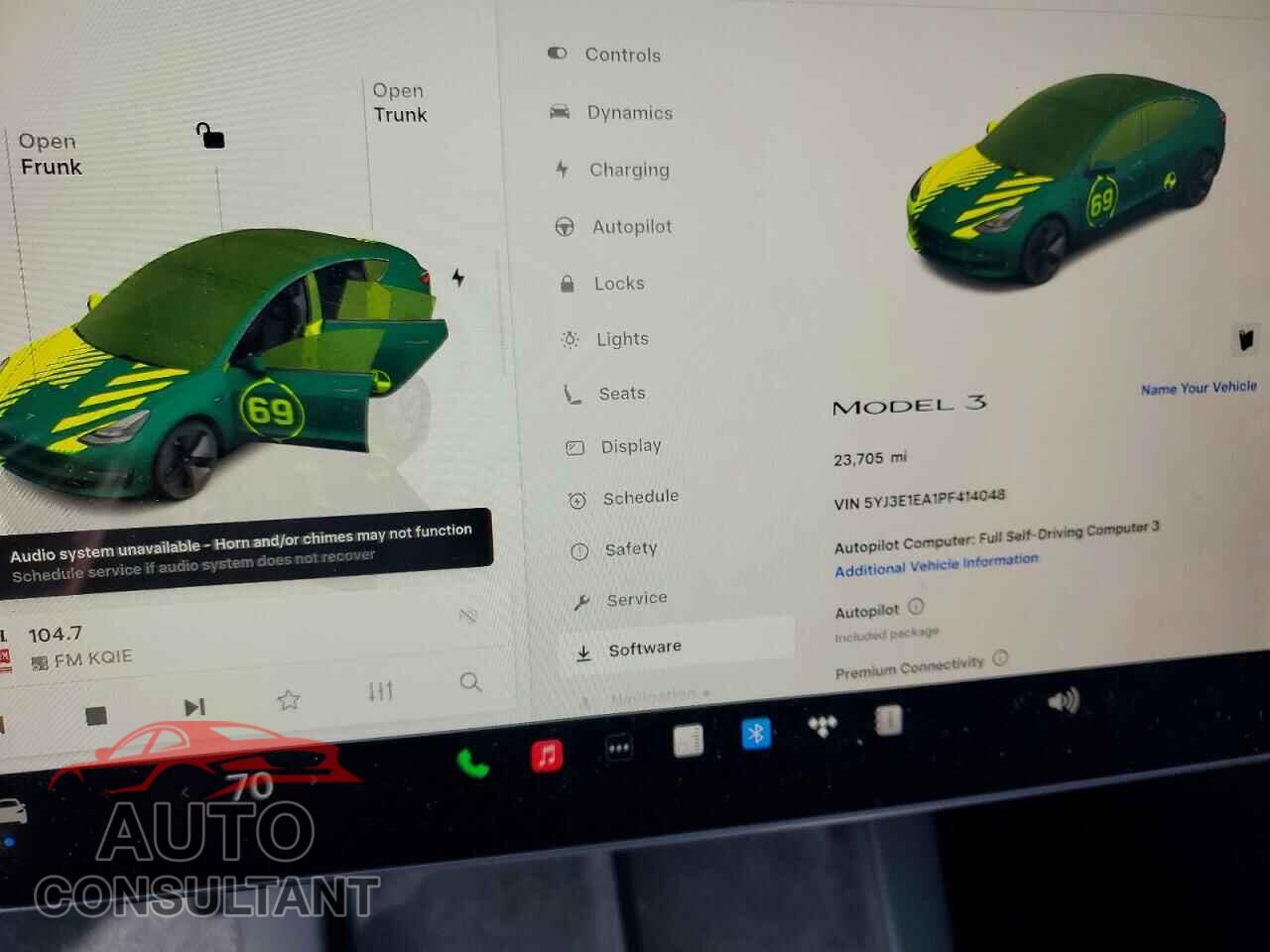 TESLA MODEL 3 2023 - 5YJ3E1EA1PF414048