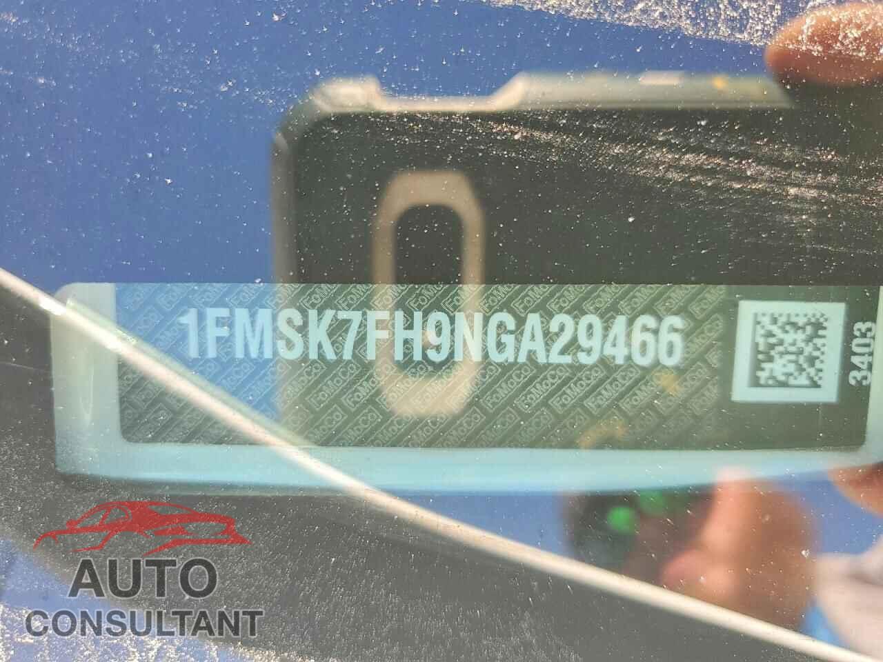 FORD EXPLORER 2022 - 1FMSK7FH9NGA29466