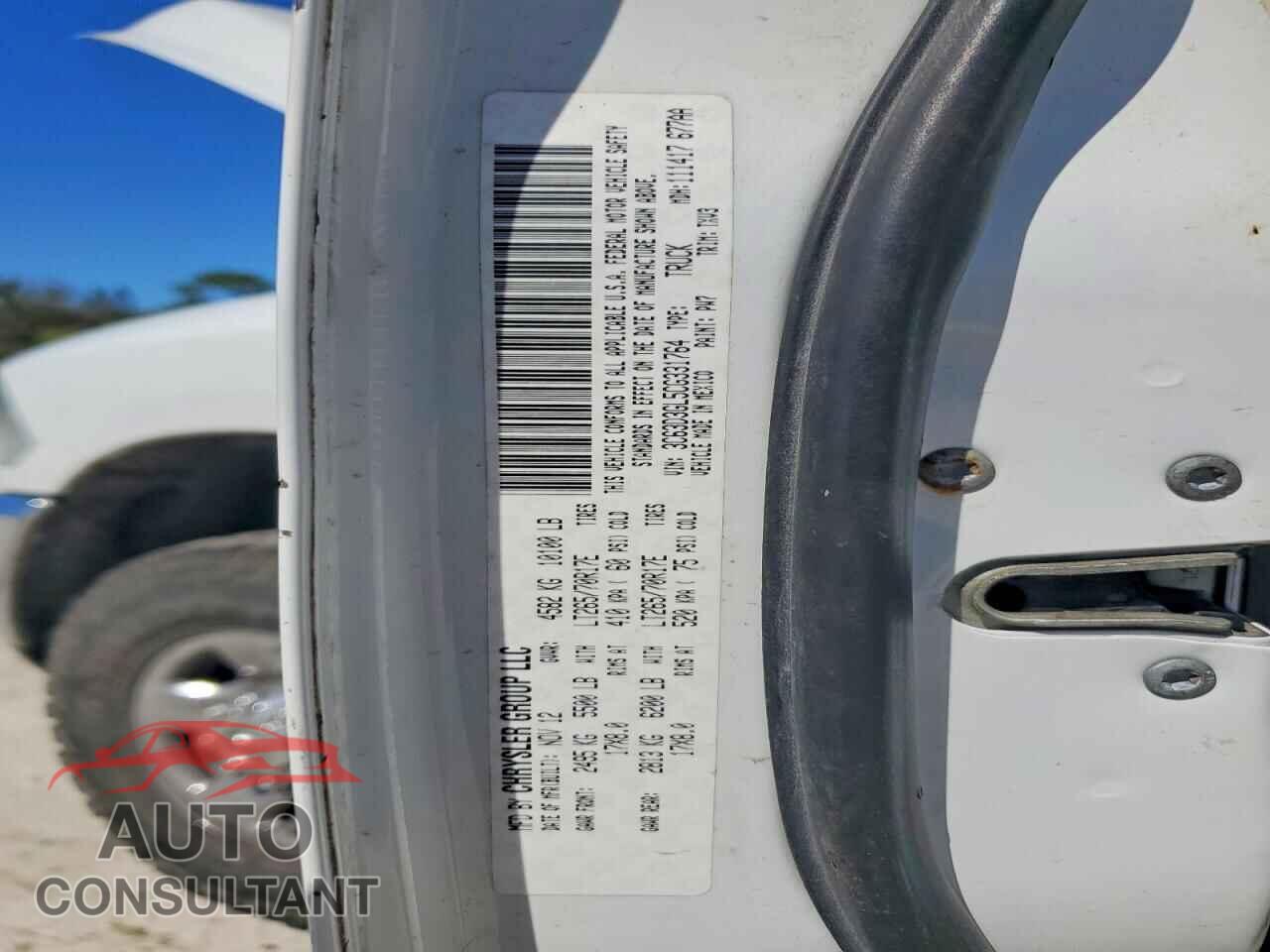 DODGE RAM 3500 2012 - 3C63D3GL5CG331764
